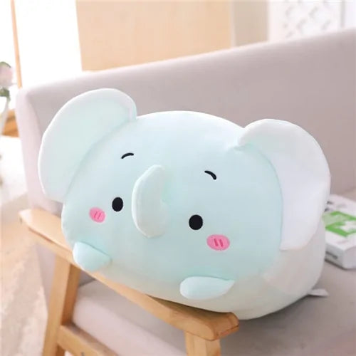 Cute Animal Plush Toy: Soft Cartoon Dinosaur, Pig, Cat, Bear, Panda, Hamster, Elephant Stuffed Doll (20-85cm)